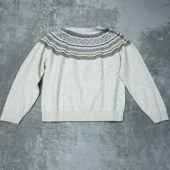 Weatherproof Vintage Women's L Pullover Sweater Cream H0888 - Picture 8 of 9